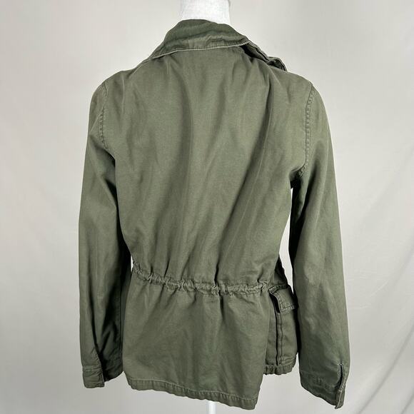 Ecote Urban Outfitters Military Green Jacket Coat Lightweight Medium Spring Fall - Picture 3 of 5